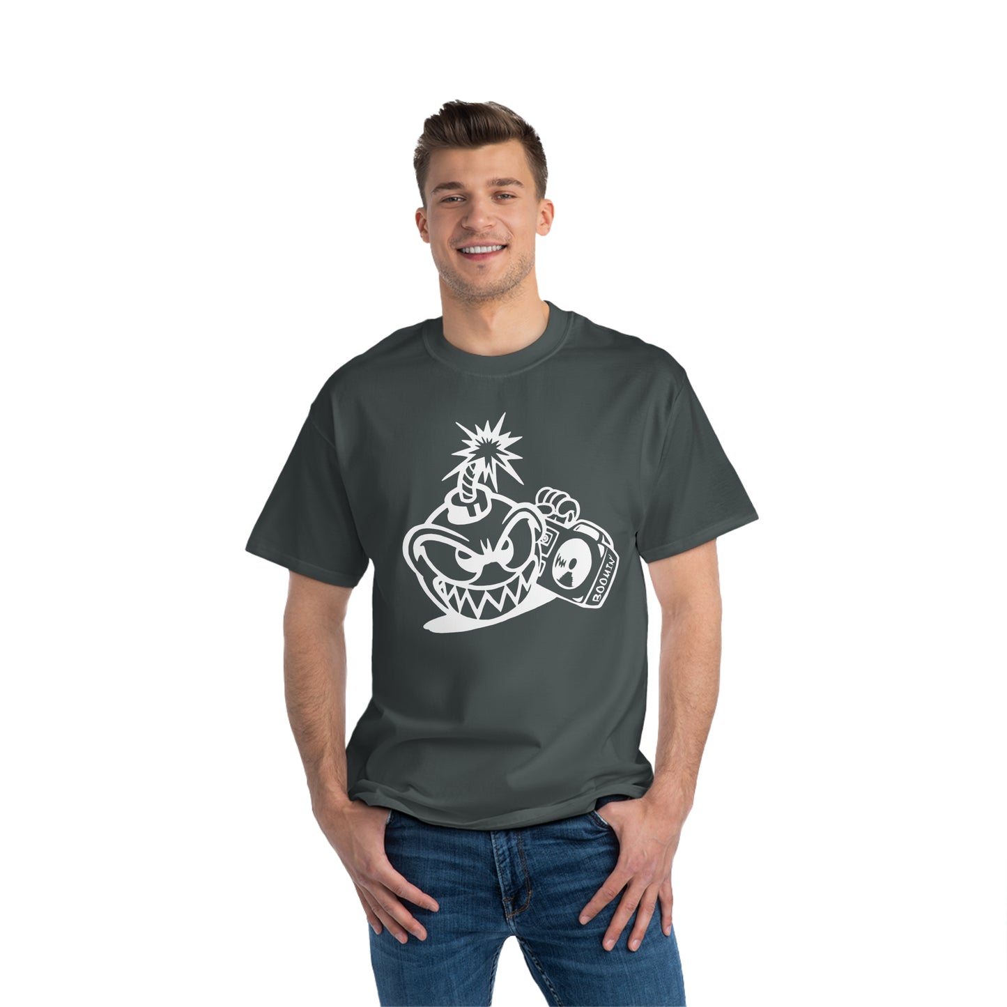 Black Boomin Beefy-T®  Short-Sleeve T-Shirt