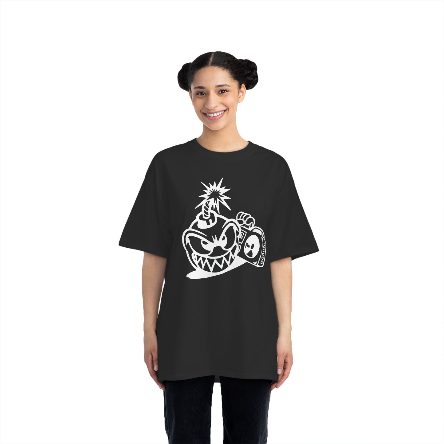 Black Boomin Beefy-T®  Short-Sleeve T-Shirt